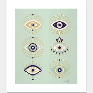 evil eyes Posters and Art